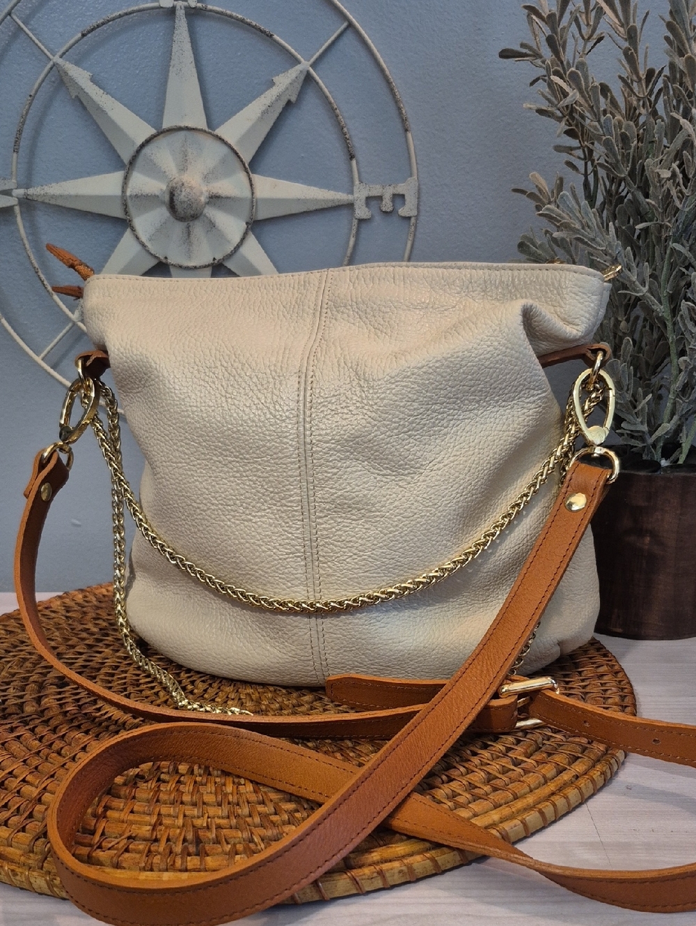 Valentina Genuine Italian Leather Handbag